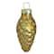 Whitehurst 56ct. 2" Matte Gold Glass Pinecone Ornaments